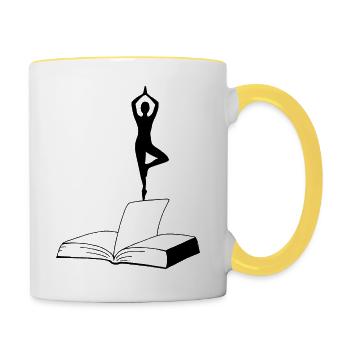 balance - Tasse zweifarbig - Weiß/Gelb - Rechts