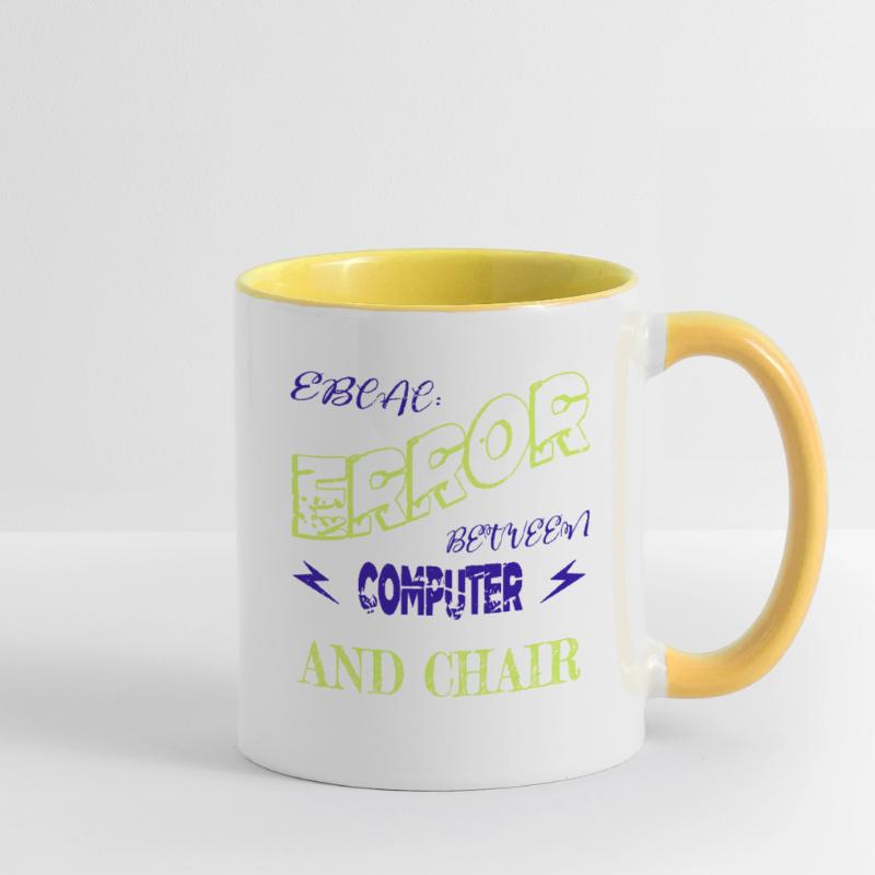 analyst present idea hacker computer science Tasse zweifarbig