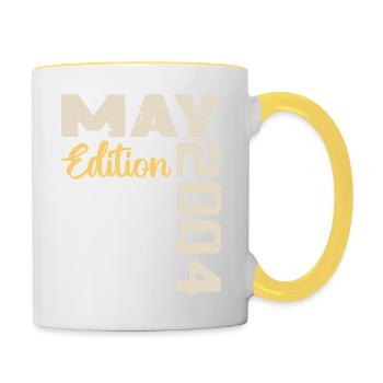 May 2004 Birthday May 2004 Gift May 2004 May - Contrasting Mug - white/yellow - Right