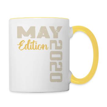 May 2020 Birthday May 2020 Gift May 2020 May - Contrasting Mug - white/yellow - Right