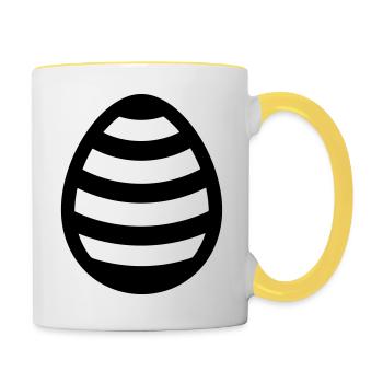 Egg - Contrasting Mug - white/yellow - Right