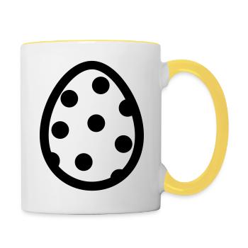 Egg - Contrasting Mug - white/yellow - Right