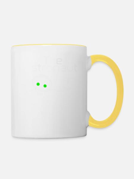 Seok Jin The Astronaut Tour Concert - Contrasting Mug - white/yellow