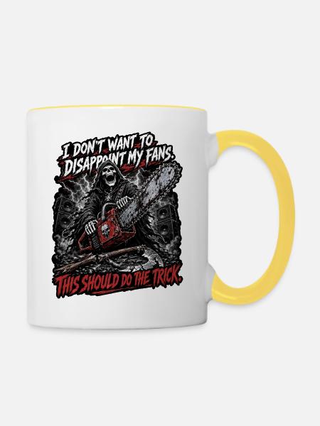 This Should Do The Trick - Tasse zweifarbig - Weiß/Gelb