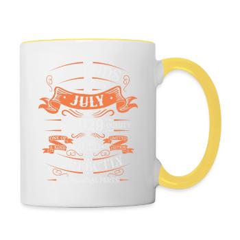 JULY 1929 - Contrasting Mug - white/yellow - Right