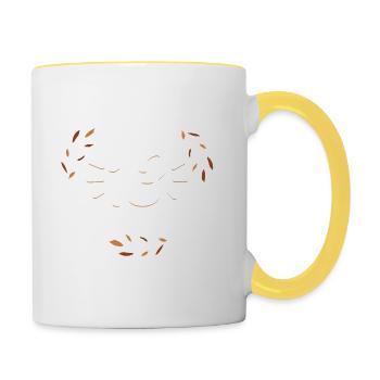 Adolescente Official 13 - Mug contrasté - blanc/jaune - Droite