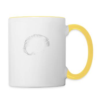 Der Arzt sagt es ist unheilbar - E-Bass - Tasse zweifarbig - Weiß/Gelb - Rechts