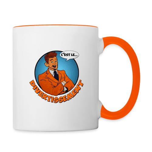 C'est le divertissement ! - Mug contrasté