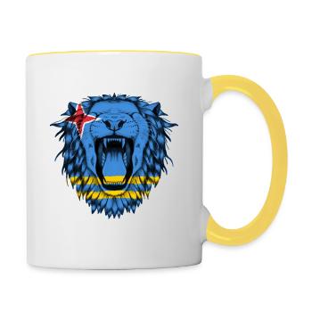 Aruba - Contrasting Mug - white/yellow - Right