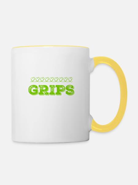 ich bin clever - Tasse zweifarbig - Weiß/Gelb