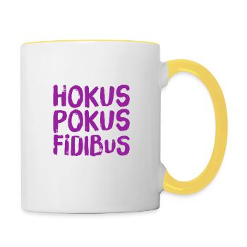 Spells always work - Contrasting Mug - white/yellow - Right