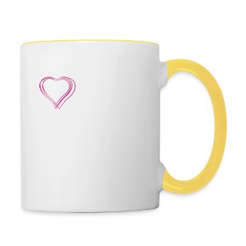 Best Mom - Contrasting Mug - white/yellow - Right
