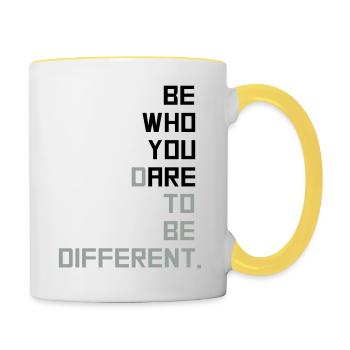 diversity - Contrasting Mug - white/yellow - Right