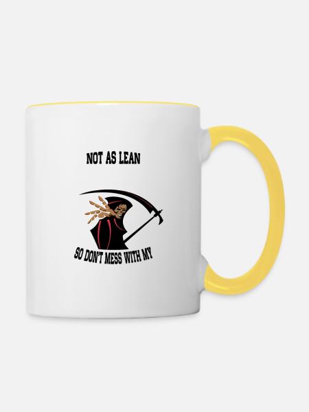 Papa - Contrasting Mug - white/yellow