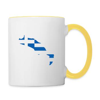 Kos - Contrasting Mug - white/yellow - Right