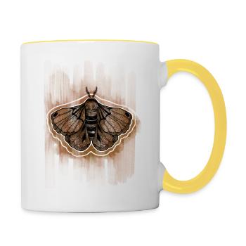 Motte - Tasse zweifarbig - Weiß/Gelb - Rechts