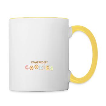 COOKIES - Mug contrasté - blanc/jaune - Droite