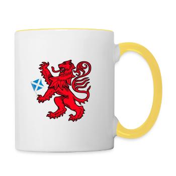 Made in Scotland - Contrasting Mug - white/yellow - Right