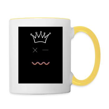 Lol - Tasse zweifarbig - Weiß/Gelb - Rechts