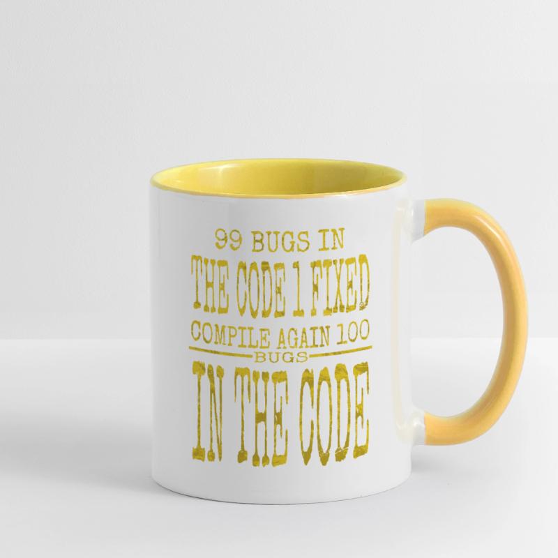 gift idea joke awesome c sharp programming happy Contrasting Mug