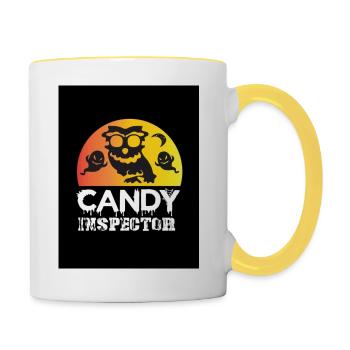 Candy Inspector - Contrasting Mug - white/yellow - Right