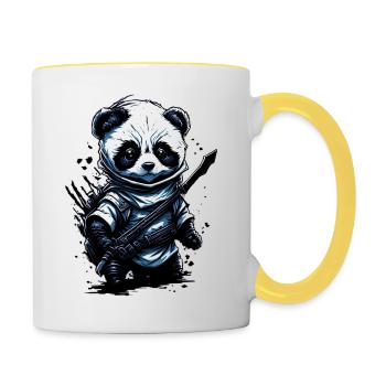 panda - Contrasting Mug - white/yellow - Right