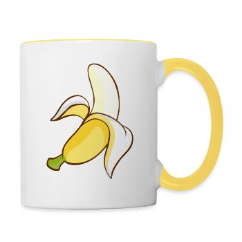 Banana - Contrasting Mug - white/yellow - Right