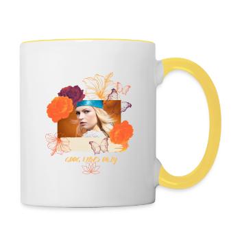 Only - vibes - Contrasting Mug - white/yellow - Right