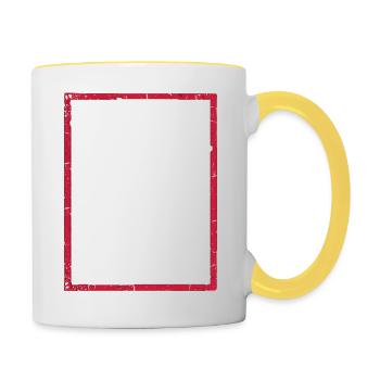 Ne me parlez pas drôle d’humour sarcastique blague citation - Mug contrasté - blanc/jaune - Droite