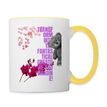 bloom - Contrasting Mug - white/yellow - Right