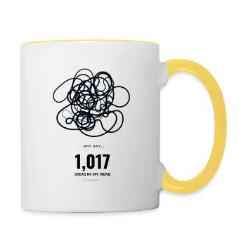 IDEEN - Tasse zweifarbig - Weiß/Gelb - Rechts