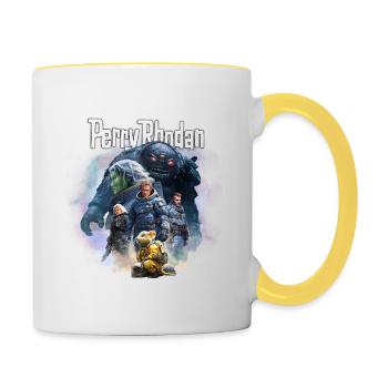 PERRY RHODAN CREW - Tasse zweifarbig - Weiß/Gelb - Rechts
