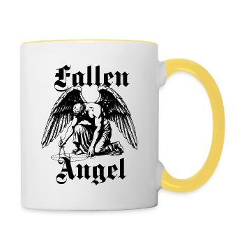 Fallen Angel - Contrasting Mug - white/yellow - Right