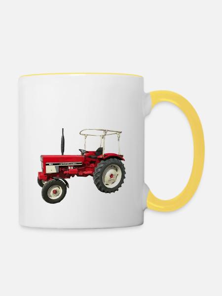 IHC - Tasse zweifarbig - Weiß/Gelb