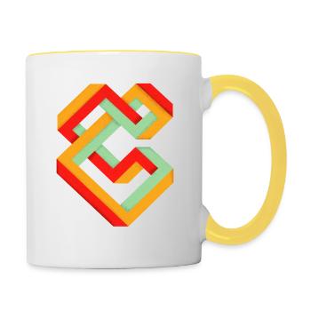 Impossible - Contrasting Mug - white/yellow - Right