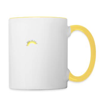 Photovoltaik - Solarenergie - Sonne Preisgarantie - Tasse zweifarbig - Weiß/Gelb - Rechts
