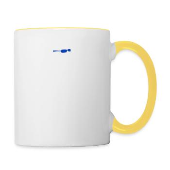 Mallard - Duck with sticks - Walking - Contrasting Mug - white/yellow - Right