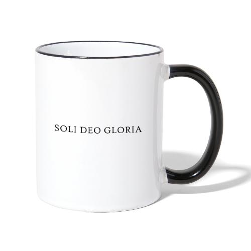 Soli Deo Gloria - Tasse zweifarbig