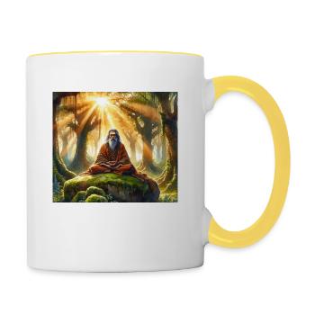 Yogi (B) - Contrasting Mug - white/yellow - Right