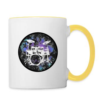 Percussion - Contrasting Mug - white/yellow - Right