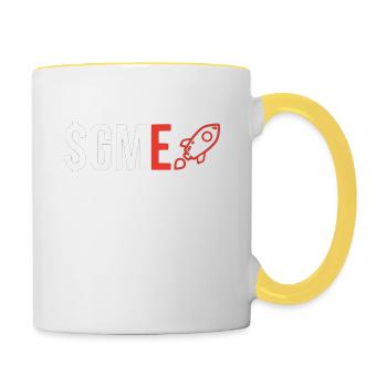 GME - Contrasting Mug - white/yellow - Right