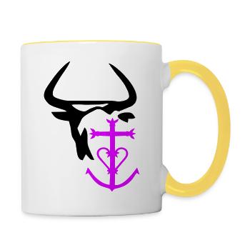 camargue - Contrasting Mug - white/yellow - Right