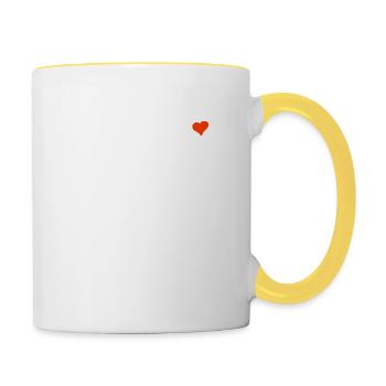 January 1974 - Contrasting Mug - white/yellow - Right