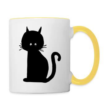 shimmer - Contrasting Mug - white/yellow - Right