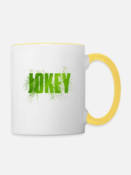 Jokey - Tasse zweifarbig - Weiß/Gelb