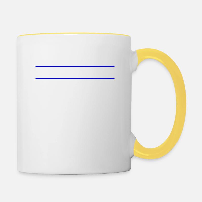 Rechtsanwaltsfachangestellte paralegal Geschenk - Tasse zweifarbig - Weiß/Gelb