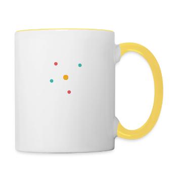 You Matter Unless You Multiply Yourself - Contrasting Mug - white/yellow - Right