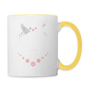 Chaotic Good Black Alignment Series - Contrasting Mug - white/yellow - Right
