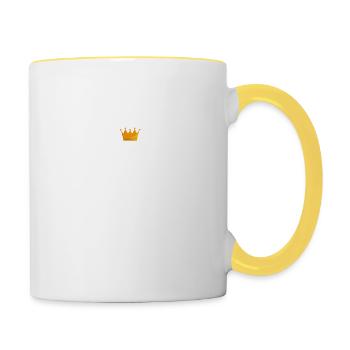 I Dissent Rbg - Contrasting Mug - white/yellow - Right