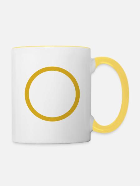 Camp Jupiter Gott Fantasy - Tasse zweifarbig - Weiß/Gelb
